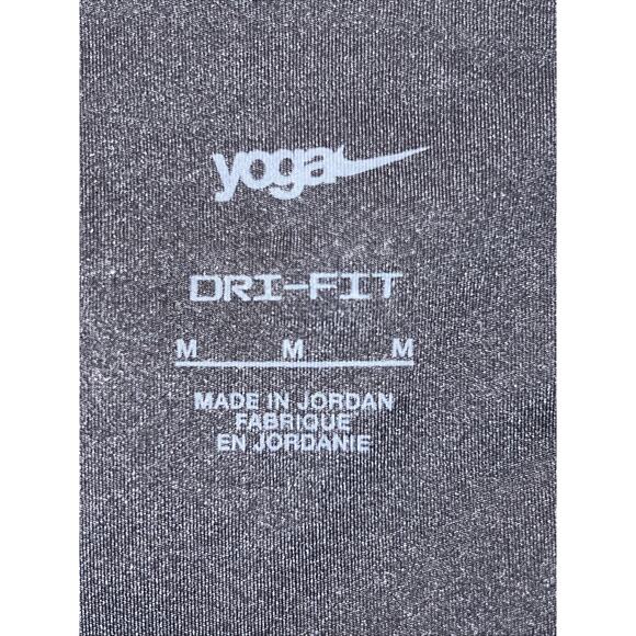 NIKE Women's YOGA Dri-FIT Yoga High-Waist 7/8 Metallic Trim Leggings NWT MEDIUM - Picture 8 of 8